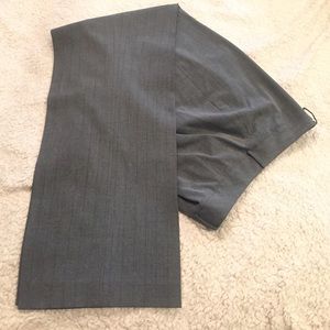 Nordstrom grey pinstripe dress slack