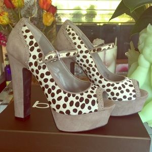 Bebe Open Toe Heels New In Box!!!