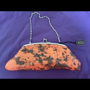 clutch with carry strap