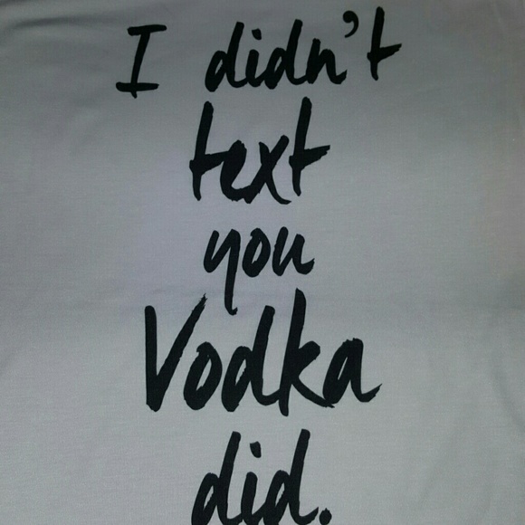 {Vodka Tee} 1 left! - Picture 2 of 2