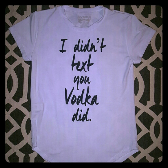 vodka Tops - {Vodka Tee} 1 left!
