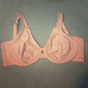 NWOT Lilyette minimizer white lace bra 36ddd