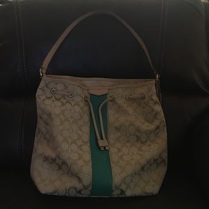 Coach Handbag w/ Drawstring