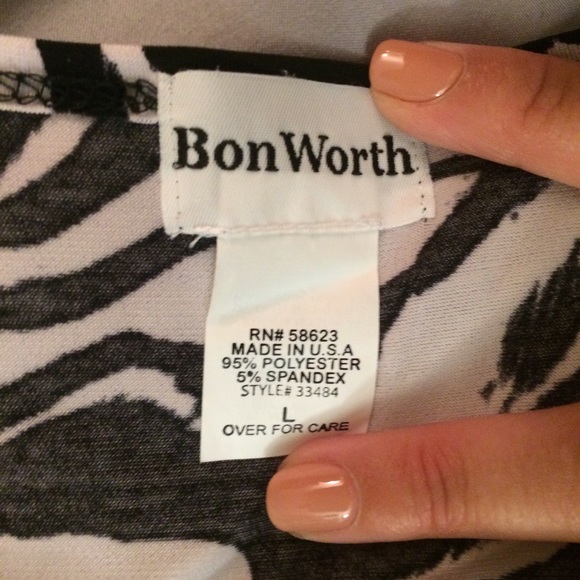 Zebra Print Top - Picture 2 of 4