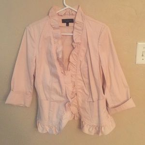 Talbots light pink blazer