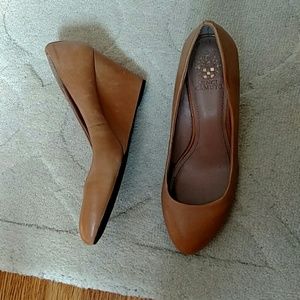 Vince Camuto Tan Wedges