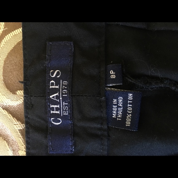 Chaps black Capri - Picture 2 of 2