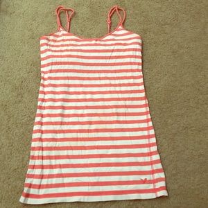 Striped American eagle tank top