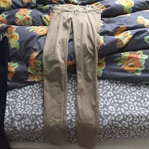 tan skinny jeans