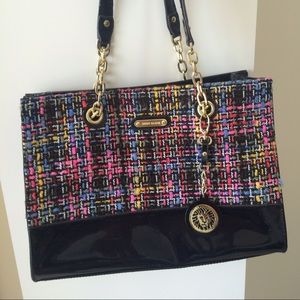 Handbag Anne Klein black/multi color