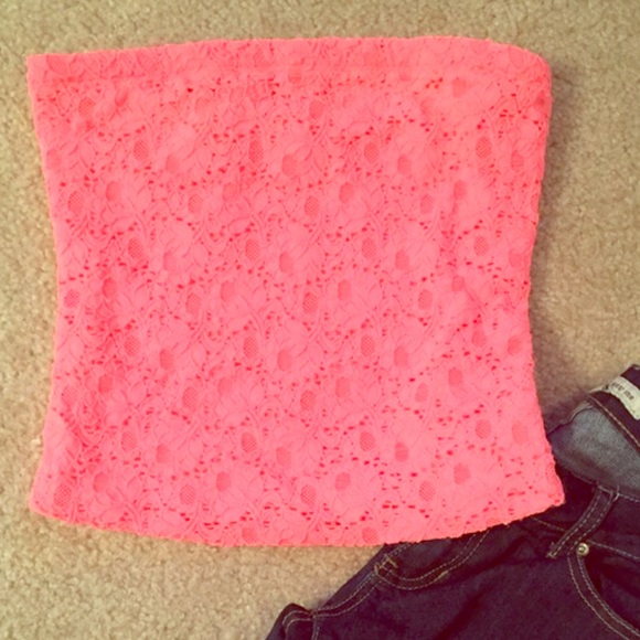 Urban outfitters, tag still on neon crop tube top