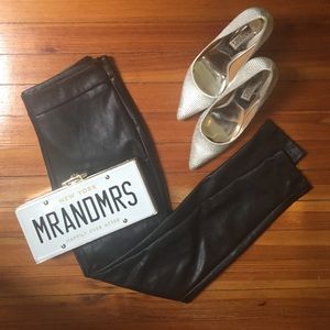 Adorable Ann Taylor Vegan Leather Leggings