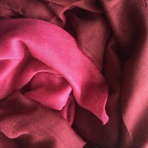 Cranberry Ombré Maxi Scarf