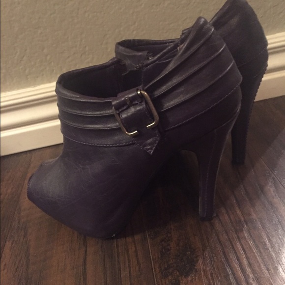 SOLD!!! Hot Purple Booties - Picture 2 of 3