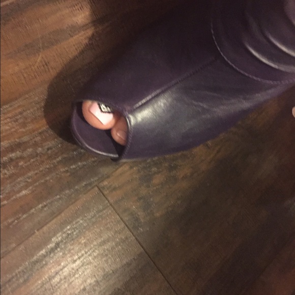 SOLD!!! Hot Purple Booties - Picture 3 of 3