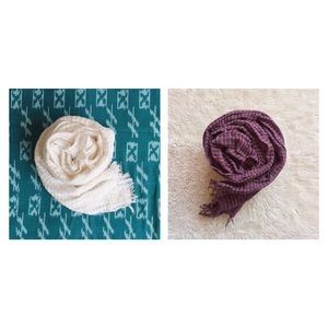 Pre-loved Two 💯 Cotton fashionABLE Salem Scarves
