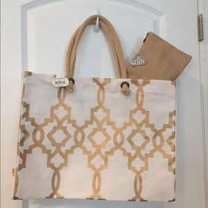 TRS The royal standard straw bag