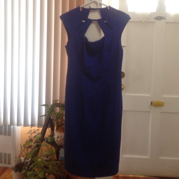 cobalt blue fancy dress (slim fit)