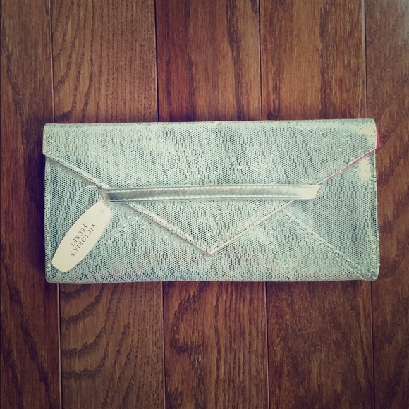Victoria Secret Silver Sparkle Clutch