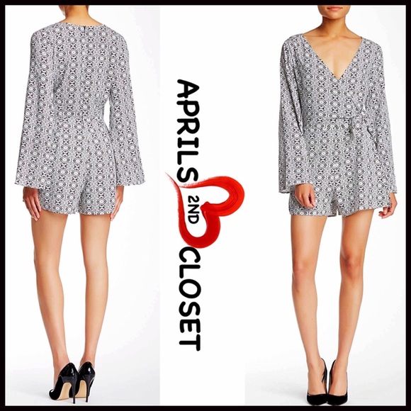 ROMPER Retro Boho Print Romper - Picture 2 of 7