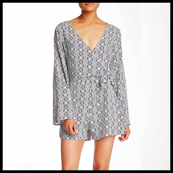 ROMPER Retro Boho Print Romper - Picture 5 of 7