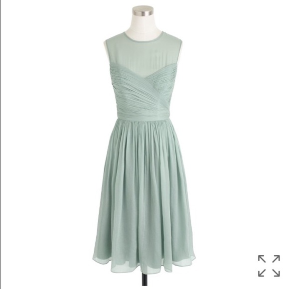 Jcrew Clara dress in dusty shale size 2 petite
