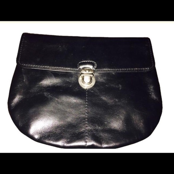 Marc Jacobs Black Leather Envelope Bag