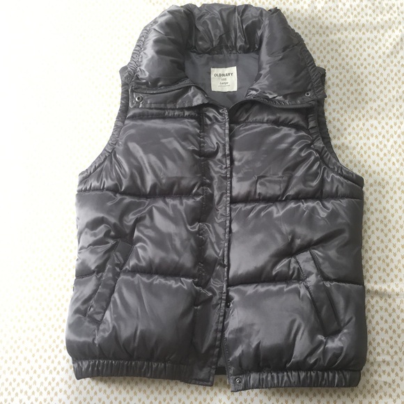 Brand New Platinum-colored Puff Vest