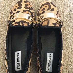 Steve Madden Leopard Loafers