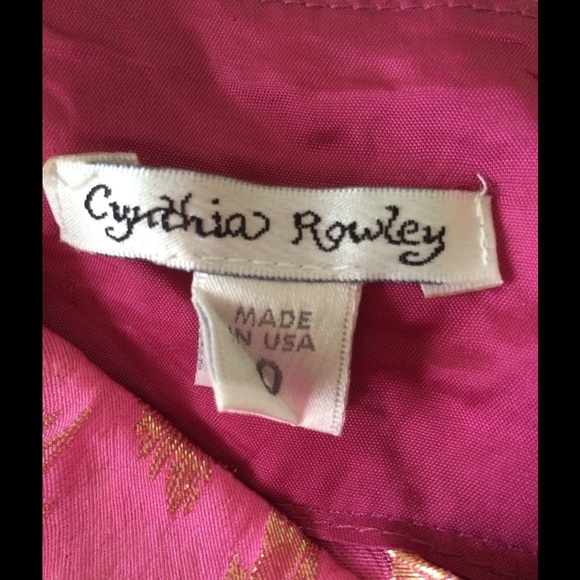 NWOT Cynthia Rowley Pink Silk Top - Picture 2 of 2