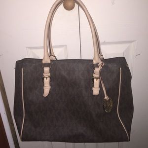 MK brown tote