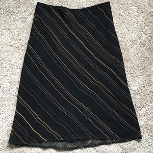 Express Black Striped Skirt, XS Express Black Striped Skirt, XS