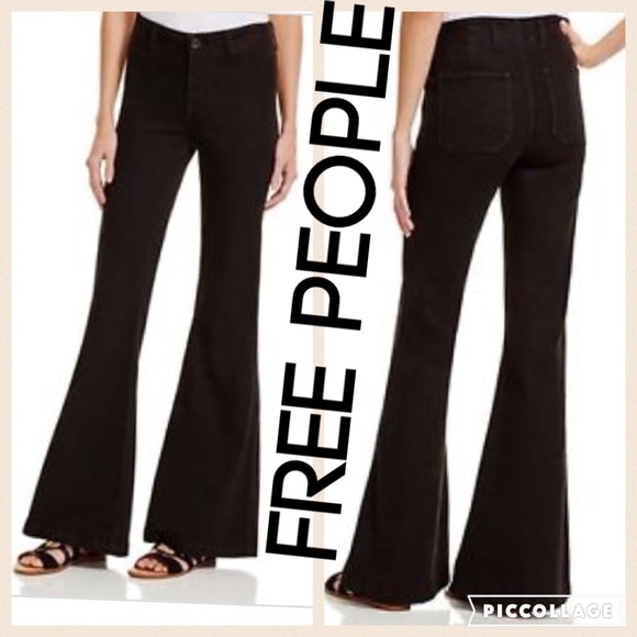 Free People Denim - 💥CLEAROUT💥FREE PEOPLE black NWT jeans size 31😃