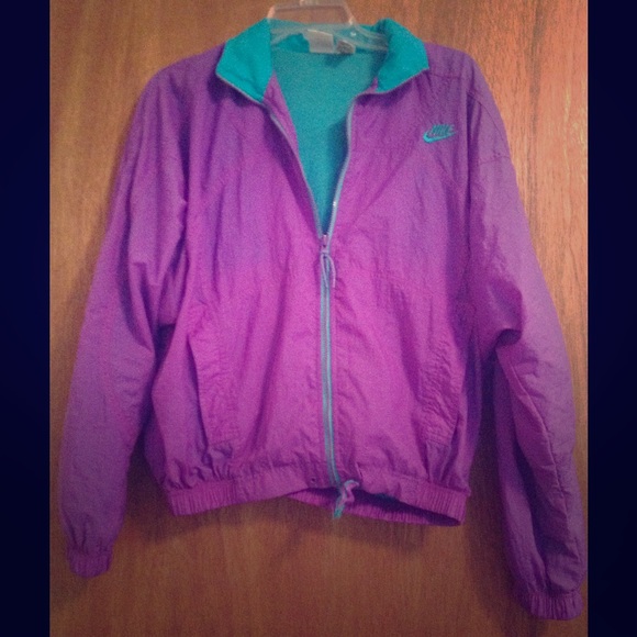 Vintage purple Nike bomber jacket