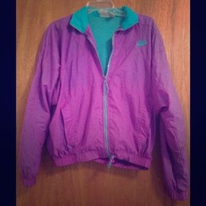 Vintage purple Nike bomber jacket