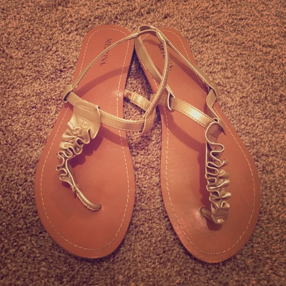 Merona Gold Sandals