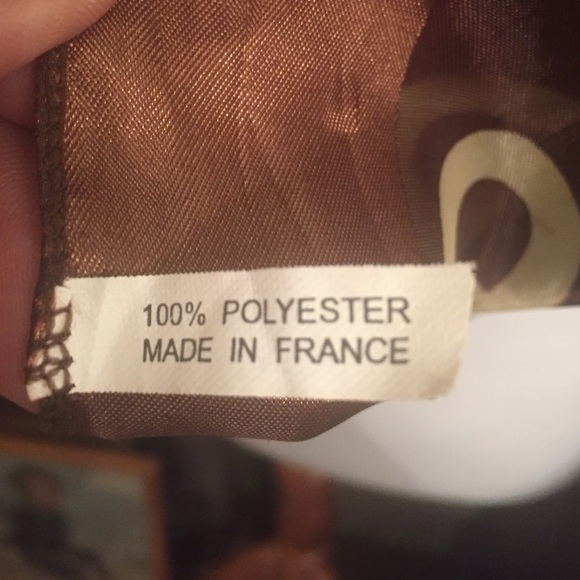 Large Square Polyester Scarf - Picture 4 of 4