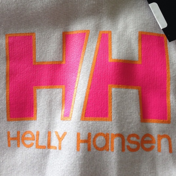 Helly Hansen Women’s Fleece Logo Hoodie Gray Pink - Picture 3 of 4