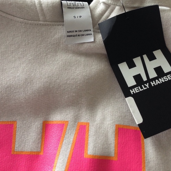 Helly Hansen Women’s Fleece Logo Hoodie Gray Pink - Picture 4 of 4