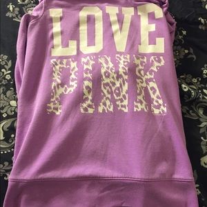 VS pink hoodie