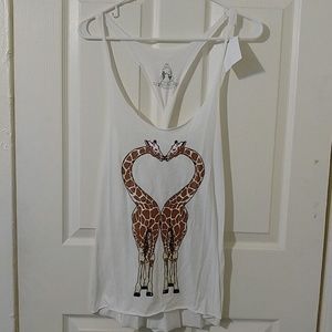 Criss crossed back tank top (loose fit)