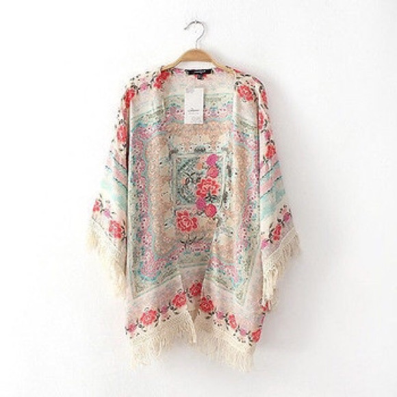 Retro Boho Kimono