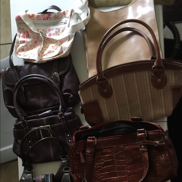 Handbags - FINAL PRICE DROP 8 generic leather &canvas purses.