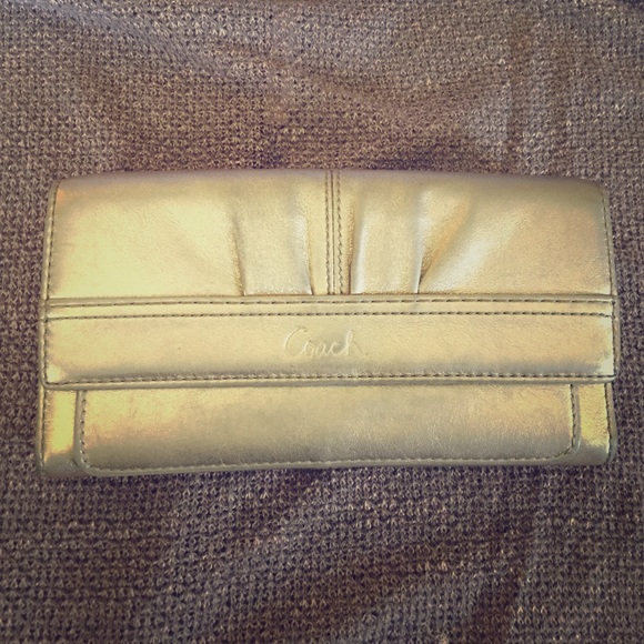Coach leather wallet