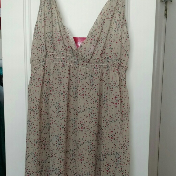 Sheer Free Soul Floral Dress w/ Slip - Picture 2 of 4