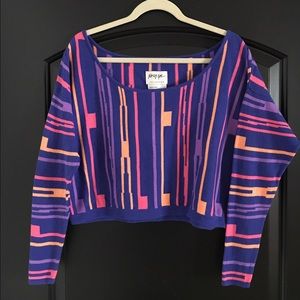 Nasty Gal Cropped Cotton Sweater