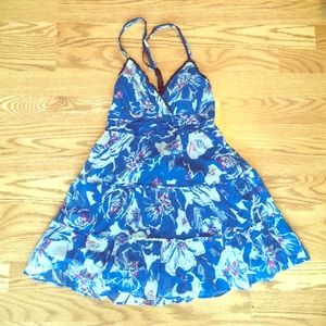 Floral flowing top/mini dress