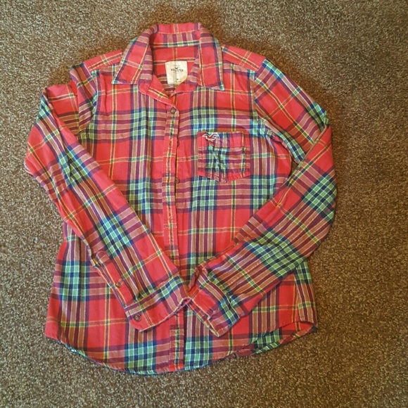 Long sleve holister button up shirt - Picture 1 of 1