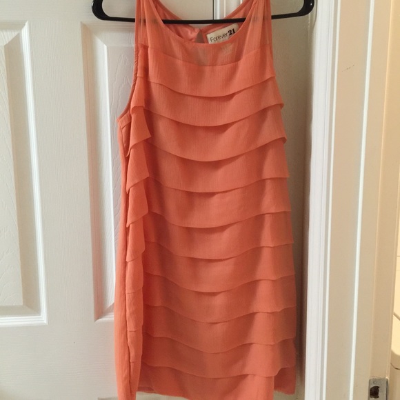Forever 21 coral dress