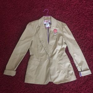 ‼️SALE‼️Italian Made Khaki Blazer
